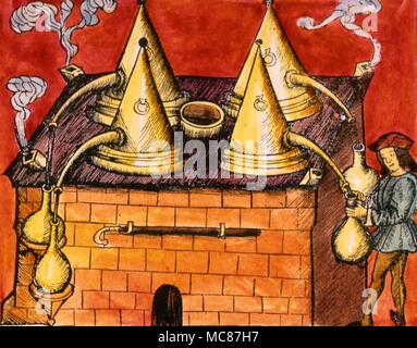 ALCHEMY - Distillation. Double distillation as one of the secret ...