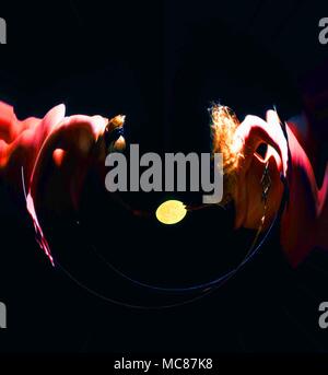 Imaginative rendering of the wiccan ritual of Drawing Down the Moon ...