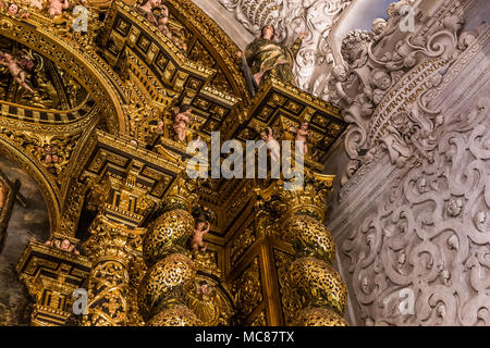 SEVILLE, ANDALUSIA, SPAIN, MAY, 26, 2017 : interiors  of  hospital de la caridad church, may 26, 2017, in Seville, andalusia, spain Stock Photo