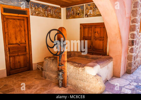 Close up Well of Moses part of Saint Catherine's Monastery in Sinai, Egypt Stock Photo