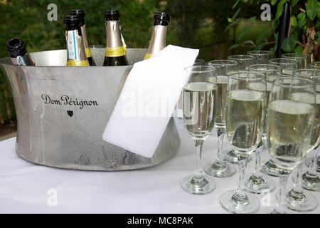 Champagne Reception Stock Photo