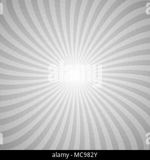 Spiral abstract background from rotating rays Stock Vector
