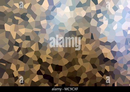 Colorful artificial plastic diamonds. Top view on part of picture Stock Photo