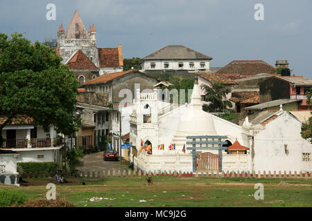 The Galle Fort, an old colonial fortified bastion in Galle, Sri Lanka, is recognized by UNESCO as a World Heritage Stock Photo