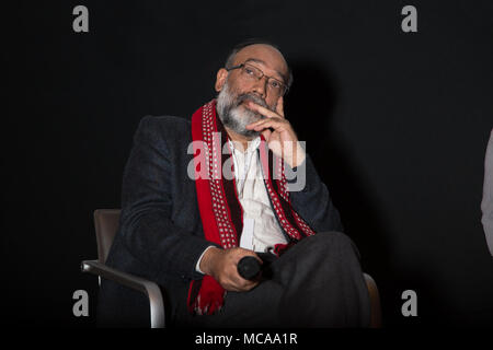 London, UK, April 14, 2018: Sanjoy Hazarika human rights writer and journalist during Festival of Commonwealth Film at the British Museum in Holborn, London. Credit: Michal Busko/Alamy Live News Stock Photo