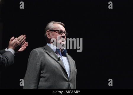 File. 14th Apr, 2018. MILOS FORMAN, the anti-authoritarian director who left his native Czechoslovakia for creative freedom in the U.S. and captured Oscars for the masterpieces One Flew Over the Cuckoo's Nest and Amadeus, has died. He was 86. Forman, also known for two biopics about controversial Americans, The People vs. Larry Flynt (1996) and Man on the Moon (1999), died Friday after a short illness. PICTURED: PICTURED: Jan 10, 2007 - Rome, ITALY - Director Milos Forman meets the Italian public at the Auditorium in Rome. Credit: Evandro Inetti/ZUMAPRESS.com/Alamy Live News Stock Photo