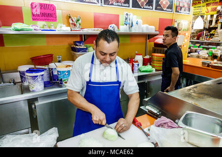 Mexico City,Mexican,Hispanic Latin Latino ethnic,Coyoacan,Del Carmen,Mercado de Coyoacan,market,food vendor vendors seller sell selling,stall Stock Photo