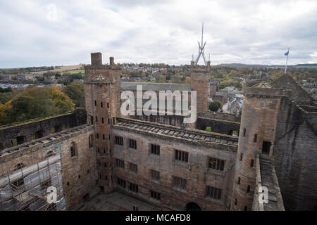 Linlithgow Palace in the town of Linlithgow, West Lothian, Scotland Stock Photo