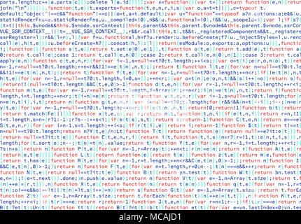 Software. Web Developer Programming Code. Javascript Random Parts of Program Code. Stock Vector