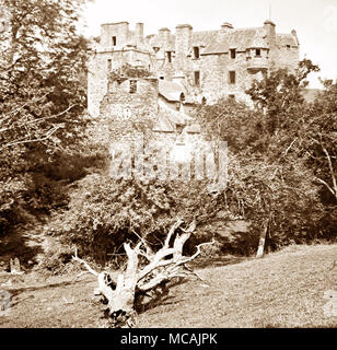 Elcho Castle near Perth, Scotland, Victorian period Stock Photo