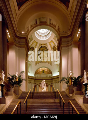 Interior view of Museum of Fine Arts Stock Photo