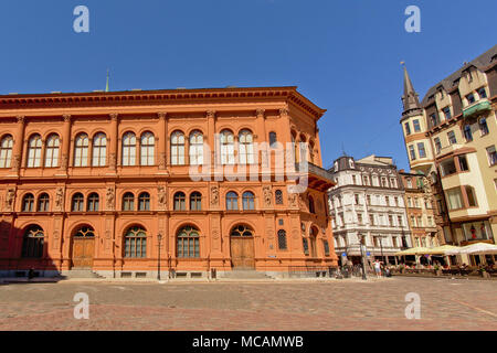 Neo-classical buildings on Riga cathedral square Stock Photo