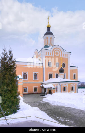 Ancient Temple of the Holy Trinity Convent in the historical part of the city of Smolensk Stock Photo