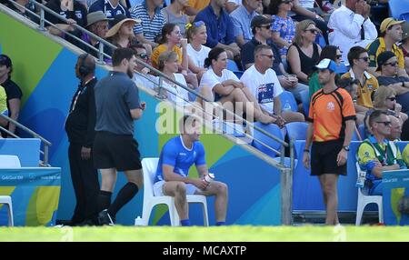 Queensland, Australia . 15th April, 2018. . Rugby 7s. XXI Commonwealth games. Robina Stadium. Gold Coast 2018. Queensland. Australia. 15/04/2018. Credit: Sport In Pictures/Alamy Live News Credit: Sport In Pictures/Alamy Live News Stock Photo