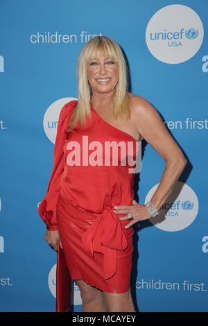 Beverly Hills, California, USA. 14th April, 2018. Suzanne Somers. 7th Biennial UNICEF Ball held at the Beverly Wilshire Four Seasons Hotel. Photo Credit: PMA/AdMedia (Credit Image: © Pma/AdMedia via ZUMA Wire) Credit: ZUMA Press, Inc./Alamy Live News Stock Photo