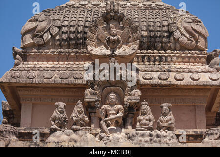 Asia, India, Tamil Nadu, Gangaikonda Cholapuram, Brihadisvara Temple Stock Photo