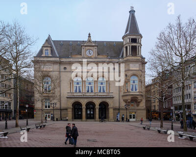 Cercle Municipal - Cercle-Cité aat Place d'Armes, Luxembourg City, Europe, UNESCO Heritage Stock Photo