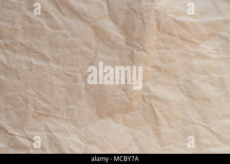brown creased recycled paper background texture Stock Photo
