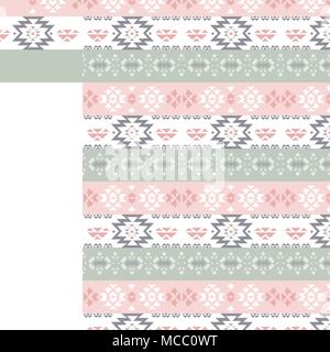 abstract tribal seamless pattern, vector illustration Stock Vector