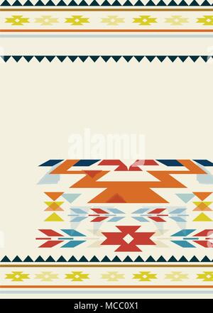absract tribal seamless pattern, ethnic elements for print on paper and fabric. Stock Vector