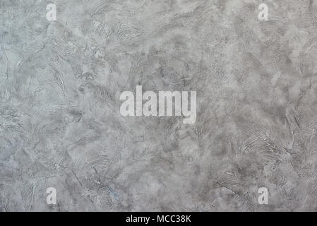 Rustic Putty Pattern Grey Texturized grey putty. Vintage or grungy background of venetian stucco ...