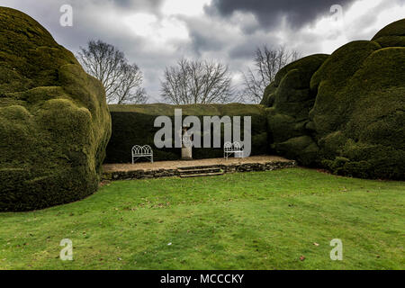 Doddington Place Gardens Stock Photo