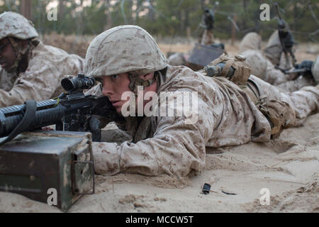 U.S. Marine Corps Rct. Connor Killeen with platoon 3012, Lima Company ...