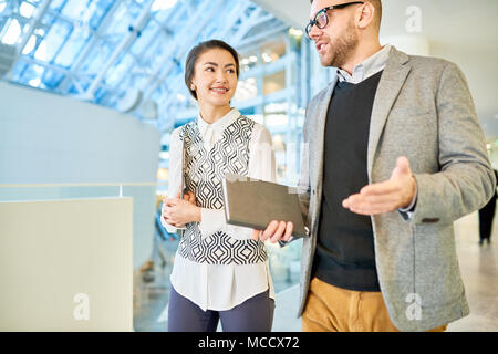 Explaining Something to Subordinate Stock Photo