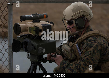 Gunnery Sgt. Paul Prograis, a platoon Sgt. with 2nd Air Naval Gunfire ...