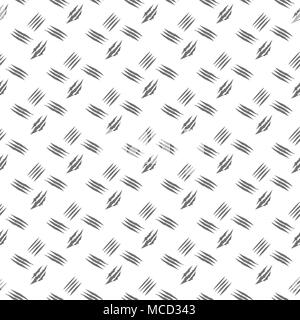Black and white tally marks hand drawn seamless pattern Stock Vector