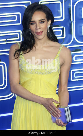 Hannah John-Kamen attending the European Premiere of Ready Player One