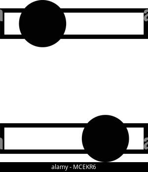 Switch glyph icon.Vecror illustrarion. Glyph icons. Web icon Stock Vector