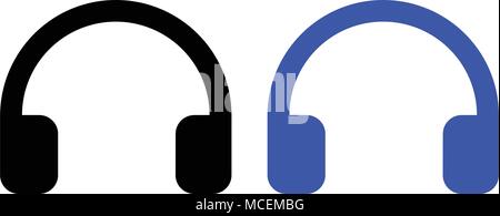 Vector headphones icon. vector illustration. web icon Stock Vector