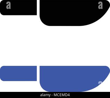 Knife glyph icon. vector illustration. web icon Stock Vector