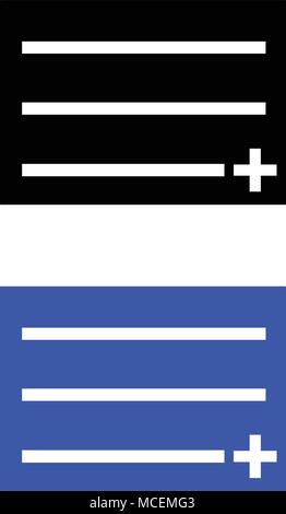 Add file icon. Plus on paper vector. vector illustration. web icon Stock Vector