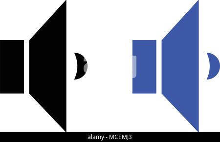 Sound glyph icon. vector illustration. web icon Stock Vector