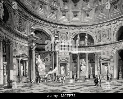 The Pantheon, Rome, Italy, 19th Century Stock Photo