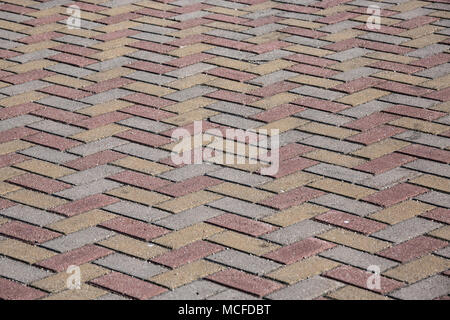 Colorful paving slab Stock Photo