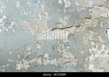 Gray plaster wall Stock Photo