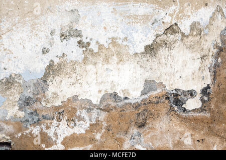 Brown plaster wall Stock Photo