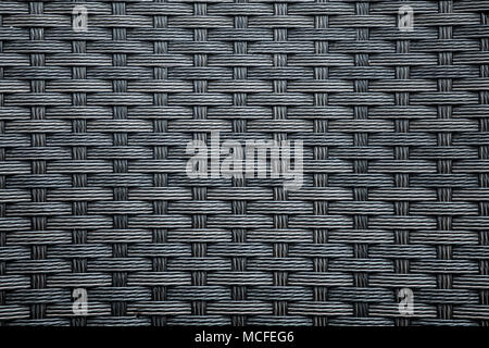Black rattan background Stock Photo