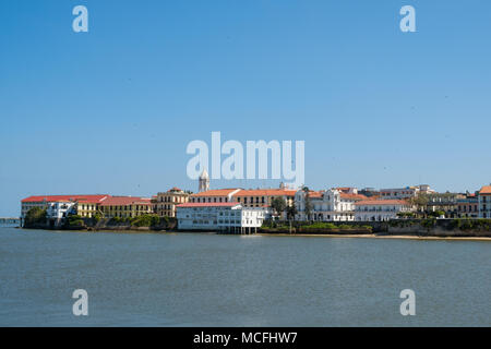 Old town of Panama City, Casco Viejo  / Casco Antiguo Stock Photo