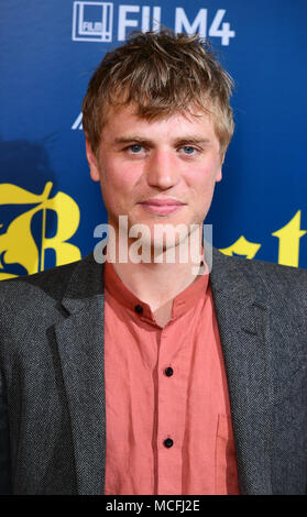 Johnny Flynn attending a screening of new film Beast at the Ham Yard Hotel in London. Stock Photo