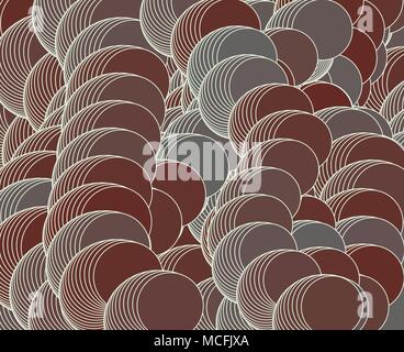 Modern geometrical circles or ellipses background pattern abstract. Vector illustration graphic. Stock Vector