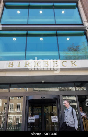 Birkbeck College, Malet Street, Bloomsbury, London WC1, UK Stock Photo