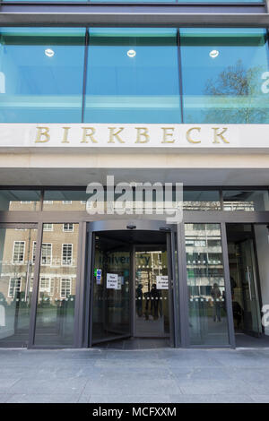 Birkbeck College, Malet Street, Bloomsbury, London WC1, UK Stock Photo