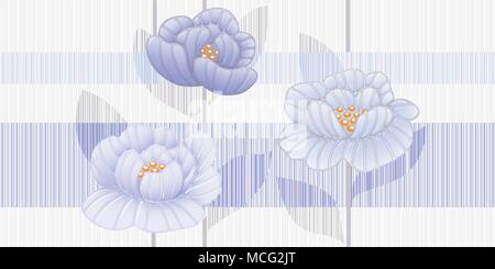 Seamless floral pattern, vector illustration Stock Vector