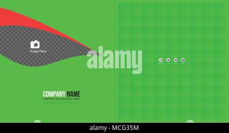 Catalog cover template for business purpose Stock Vector
