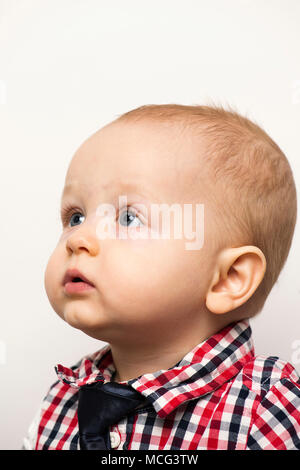 A ten month old baby boy. Stock Photo