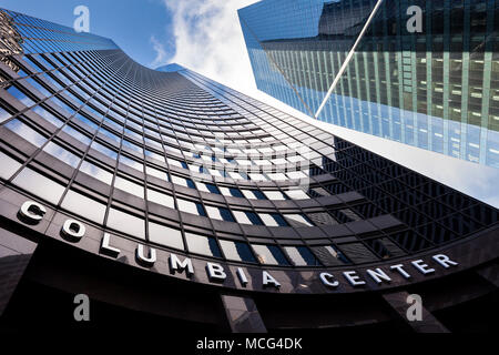 WA14315-00...WASHINGTON - The Columbia Center building is the tallest structure in Seattle. This view is from the 5th Avenue side. Stock Photo